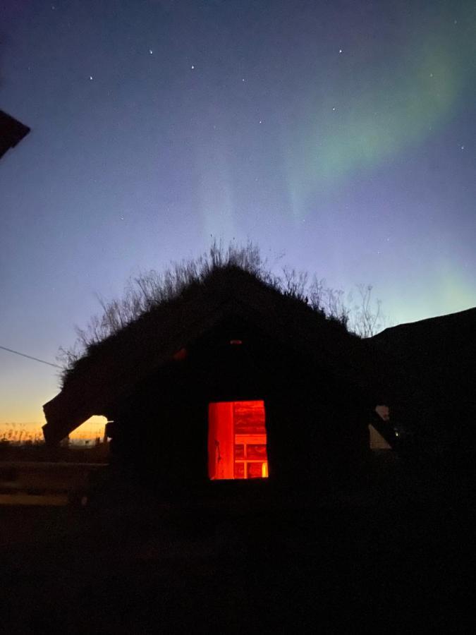 Unstad Cabin With Seaview Unnstad Bagian luar foto