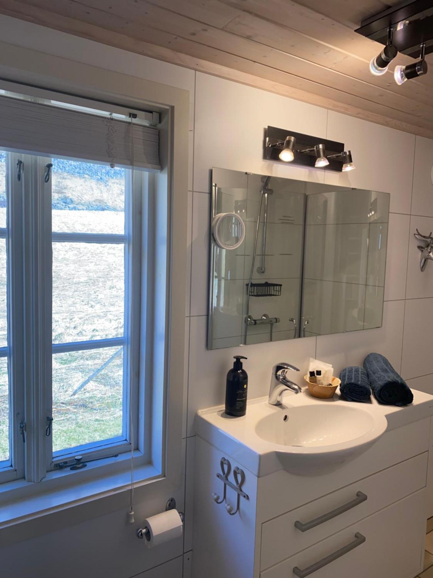 Unstad Cabin With Seaview Unnstad Bagian luar foto
