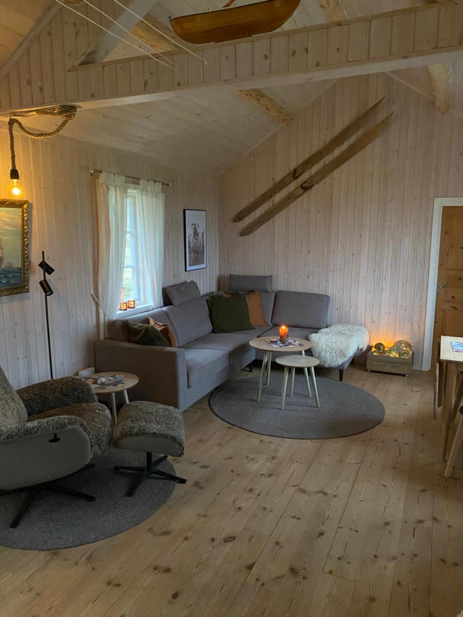 Unstad Cabin With Seaview Unnstad Bagian luar foto