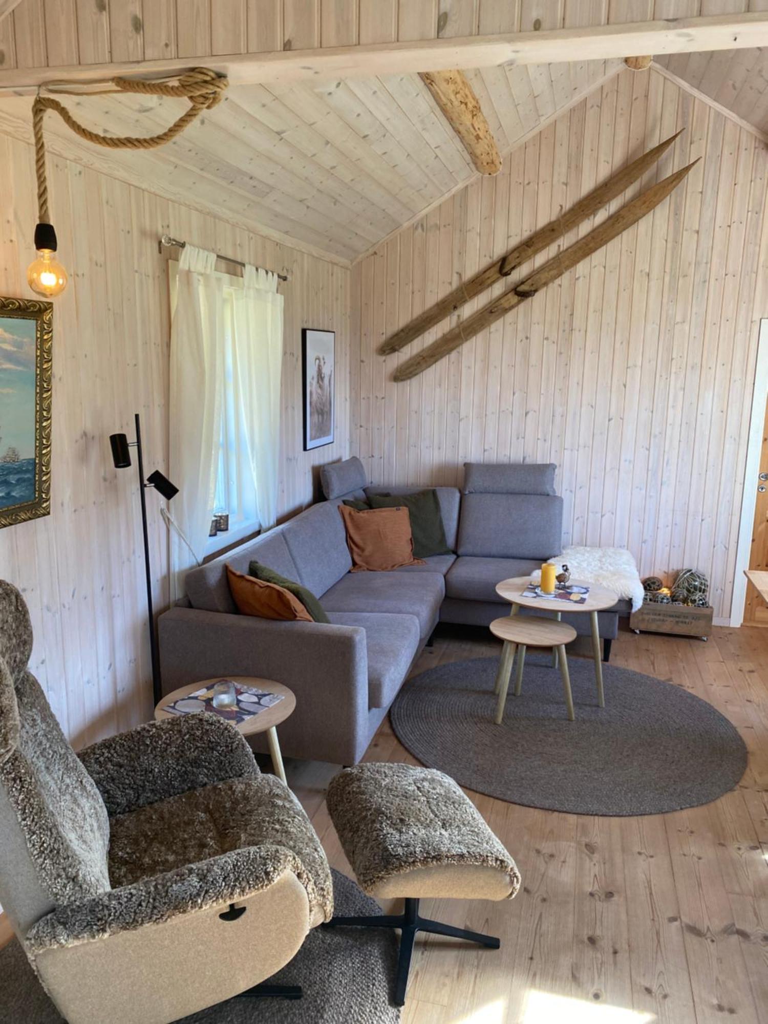 Unstad Cabin With Seaview Unnstad Bagian luar foto