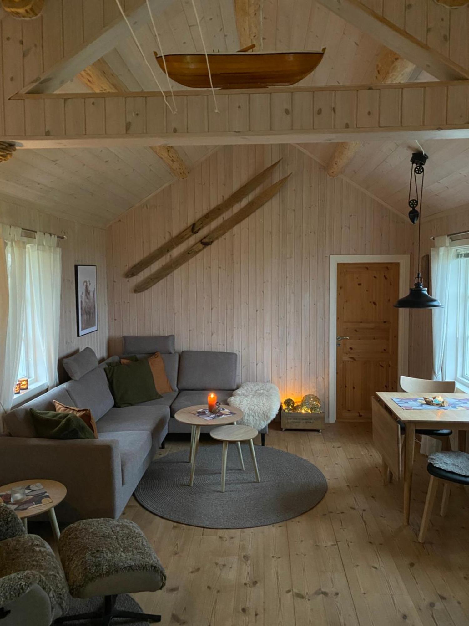 Unstad Cabin With Seaview Unnstad Bagian luar foto