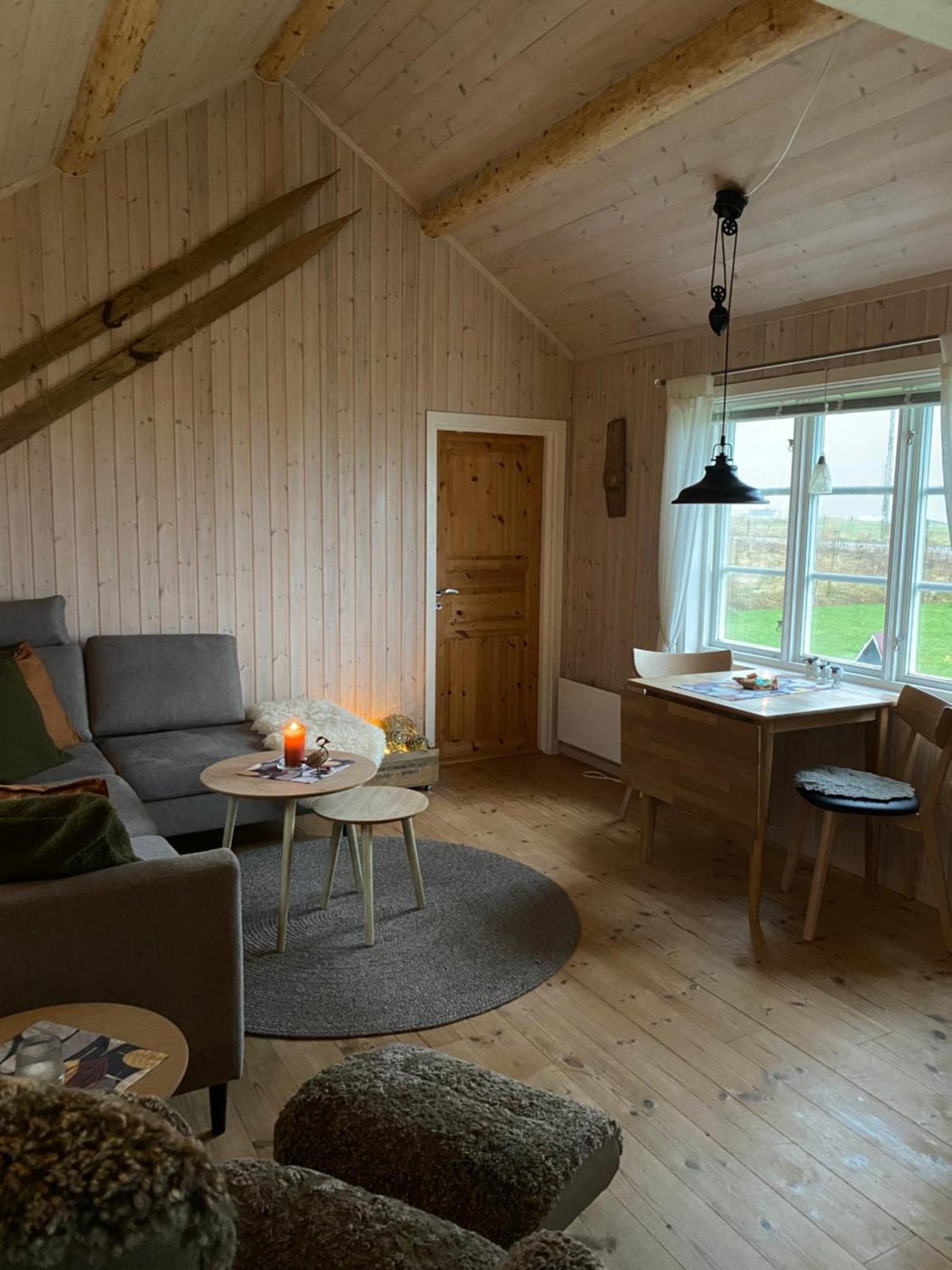 Unstad Cabin With Seaview Unnstad Bagian luar foto