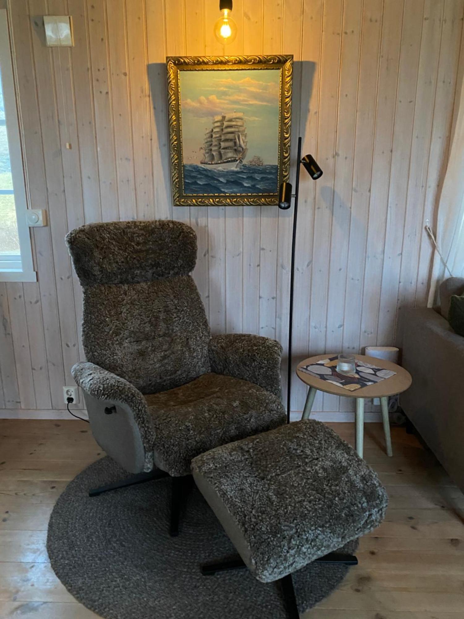 Unstad Cabin With Seaview Unnstad Bagian luar foto